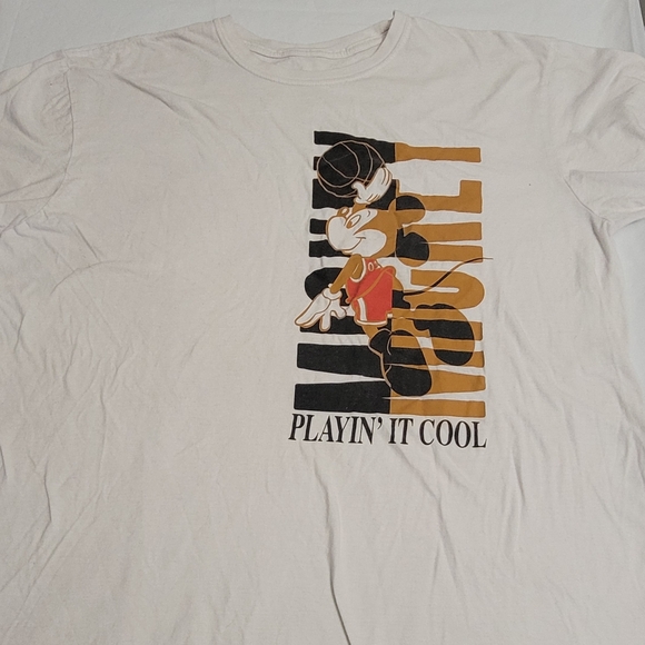 Disney Mickey Mouse Basketball Slam Dunk Keeping It Cool T-shirt Mens 2XL - Picture 1 of 3
